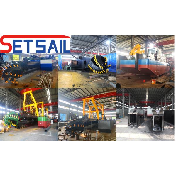 Trailing Hopper River Mud Dredger with Diesel Engine Customizable Options