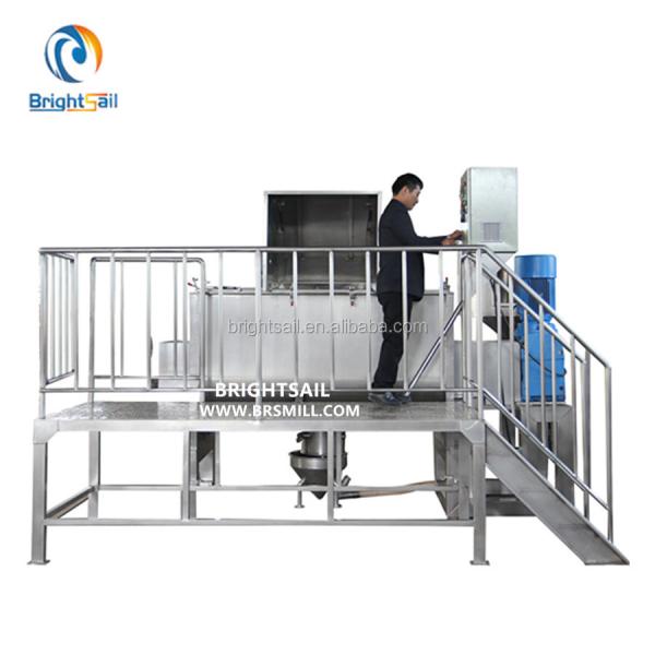 Cheap Horizontal Ribbon Mixer Machine Blender Mixer Powder Spiral Food Feed for sale