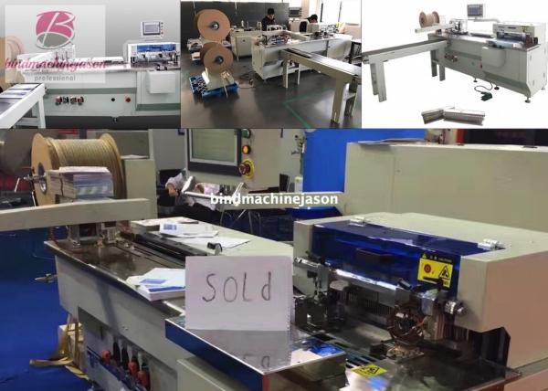 Cheap Wire inserting machine inline hole punching function PBW580 for notebook for sale
