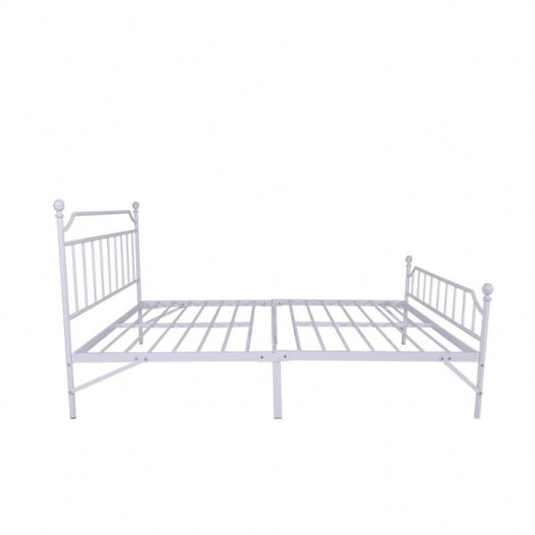 Cheap Customizable Size Wrought Iron Platform Bed Durable 0.6-1.5mm Thick Pipe for sale