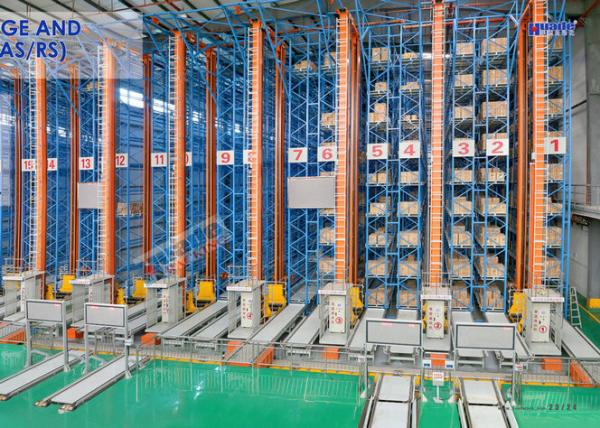 Cheap Pallet Rack Automated Storage Retrieval System S235JR Material Lage Scale for sale