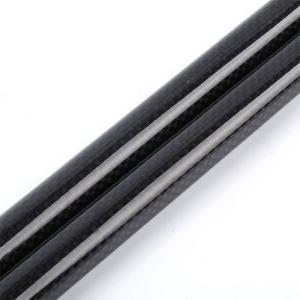 China 30mm Hollow Carbon Fibre Tube 3K Glossy For Industrial Automation Robotics on sale