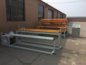 PLC Panasonic Automatic Welded Mesh Machine For Making Roll Mesh