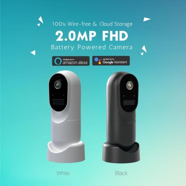 Cheap 1080P Wifi Security Camera 120° View Angle With Amazon Alexa / Google Assistant for sale