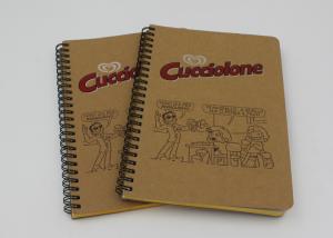 China Handmade Brown Craft Cover Recycled Paper Notebook For Office Staff on sale