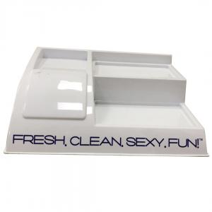 Best White PS Custom Pop Display ,  Cosmetic Vac Form Tray Polystyrene wholesale