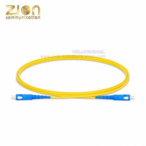 SC UPC Simplex Patch Cord G.652.D Single Mode With PVC Jacket