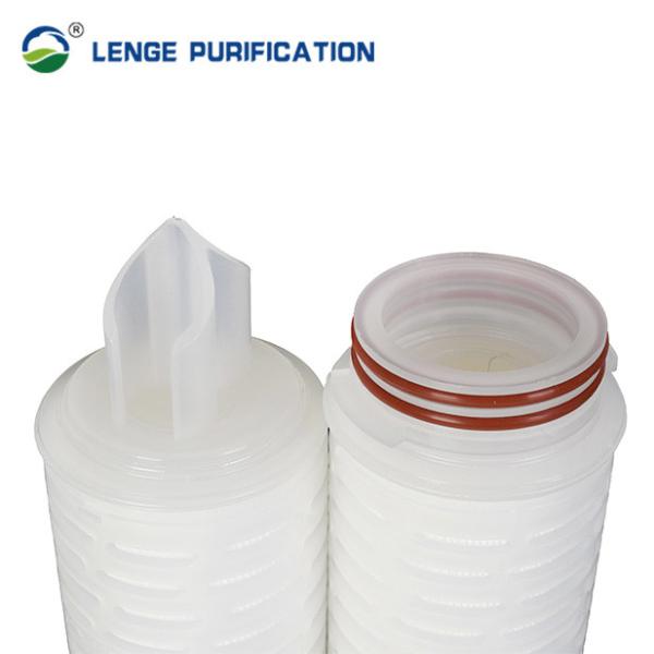 Cheap 40 Inch Pleated PFA Filter Cartridge With 0.45um PTFE Membrane for sale