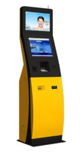 China Touch Screen Railway / Metro Ticket Vending Machine Windows Or Android OS on sale