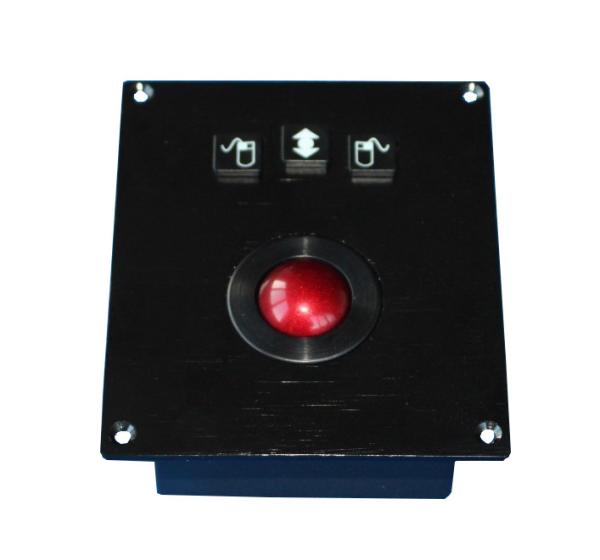 Cheap IP65 dynamic Vandal proof Red Phenolic Resin Mechnical Trackball pointing device for sale