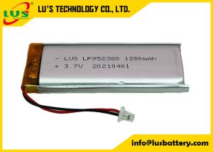 China 1200mah Lipo Batteries LP961766 / LP951768 3.7v Lithium Polymer Cell For LED Lamp on sale