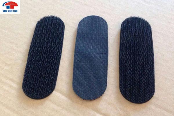 Cheap Black Soft Unnapped Nylon Hook And Loop Touch Tape , 30 mm Width for sale