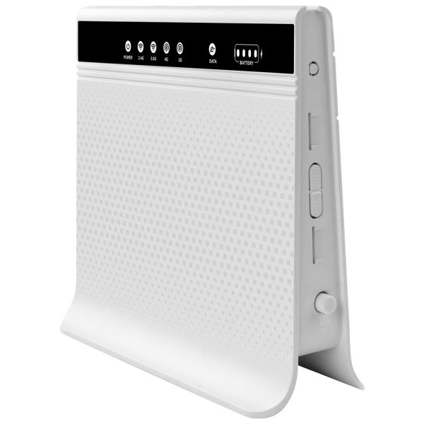 Cheap Wireless 1200mbps Dual SiM Mobile Router Mobile Hotspot 2400Mah Battery for sale