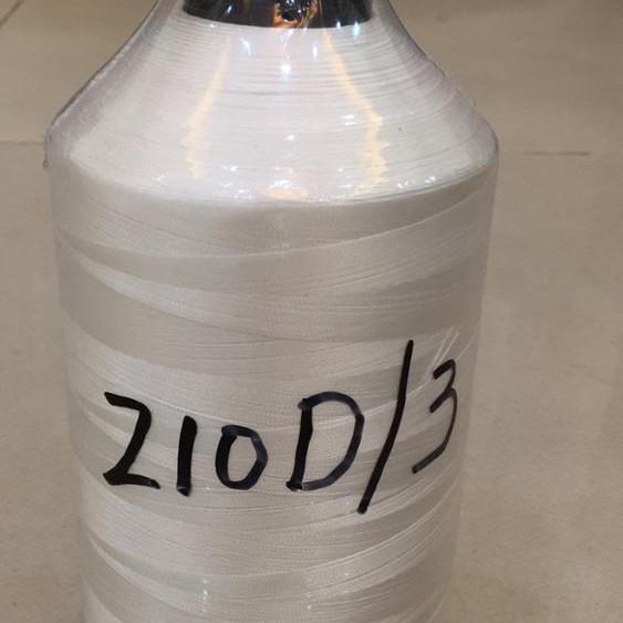 Cheap Heatproof Spun Polyester Yarn , 210D/3 100 Polyester Thread for sale