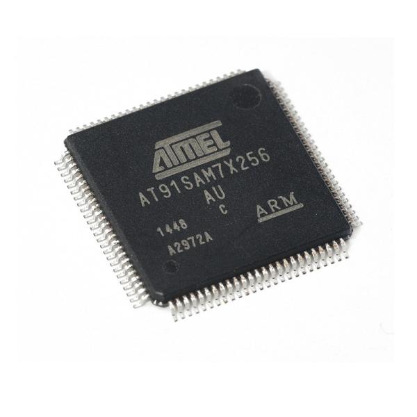 Cheap Custom ARM Microcontrollers Programmable IC Chips AT91SAM7X256C-AU for sale