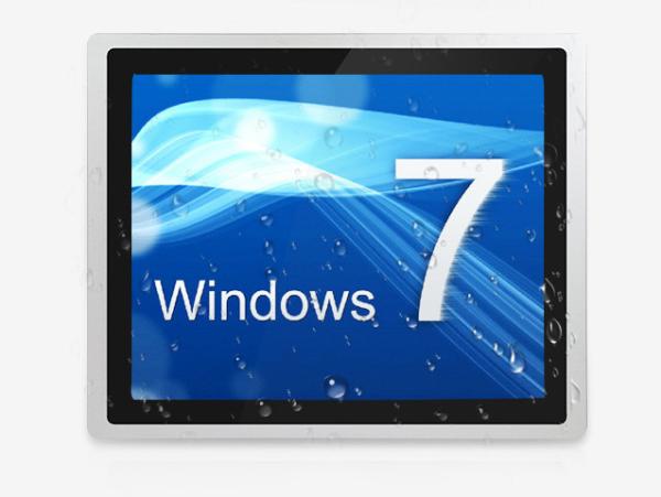 Cheap 19 Inch 5C Series Open Touch Screen Desktop Computer With Barcode Reader for sale