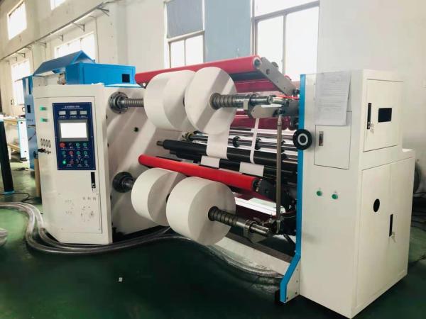 Cheap Jumbo Roll Slitting Rewinding Machine With Hydraulic Shift for sale