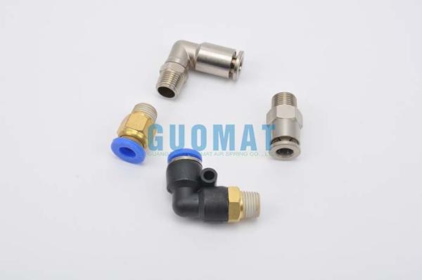 Cheap G1 / 8 Air Nozzle Air Spring Kit Quick Connector And Right Angle Turn for sale