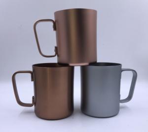Best 500ml Aluminum Drinking Cups CMYK Coffee Mug With Handle wholesale
