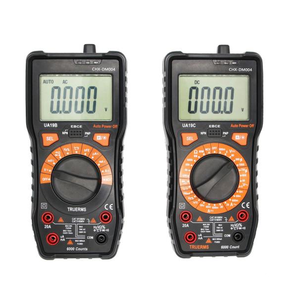 Cheap 60MΩ 99.9mF LCD Digital Multimeter 6000 Counts True Rms Zero Input for sale
