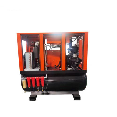 Cheap Screw Laser Cutting Air Compressor Air Tank Mounted Variable Frequency 15Kw 20Hp for sale
