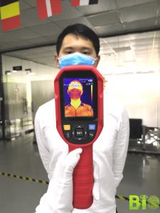 Widely Use Visiable Image Goog Price Handheld Deliverly Infrared Thermometer Image Thermal Machine