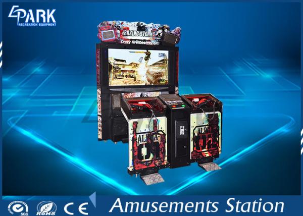 Cheap Dynamic Crazy Razing Fire Shooting Arcade Machines With 42 - Inch LCD Monitor for sale