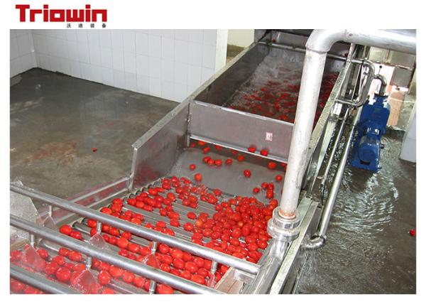 Cheap 2t / H Automated Tomato Paste Processing Line Customized Dimension 56KW for sale