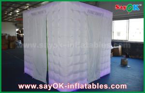 Best Inflatable Led Photo Booth Green Background Inflatable Photo Booth 2.5 X 2.5 X 2.5m For Wedding / Event wholesale