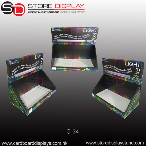Cheap PDQ tabletop display box for Led tube display for sale
