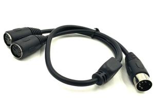 China MIDI Keyboard DIN Power Cable 28AWG Wire Gauge PVC Jacket Copper Conductor on sale