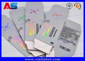 China Hologram 10ml Vial Boxes Custom Box Printing  For Dropper Bottles on sale