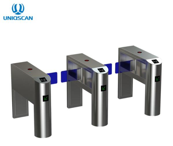 Cheap SS 304 Security Rfid Card Flap Barrier Gate Access Control System for sale