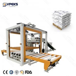 Best 1300-1500mm Final Pallet Height High Level Palletizer For Dry Powder Mortar Packaging wholesale