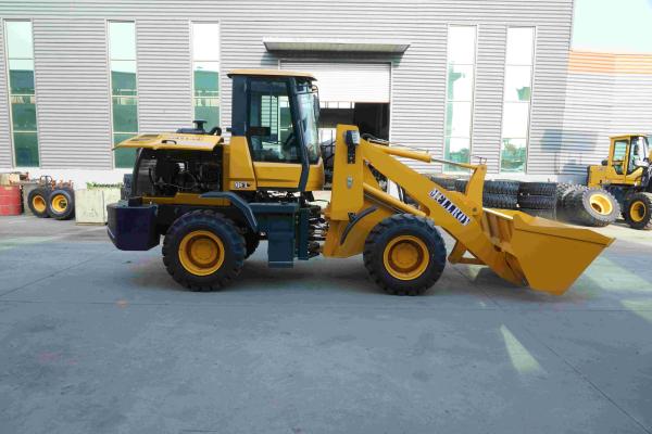 Cheap Small Articulated Compact Wheel Loaders 4.8m Dump Height Option for sale