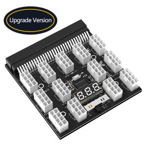 Used for HP power ATX 13x 6Pin/8Pin Power Supply Breakout Board Adapter Converter 12V with Digital Display