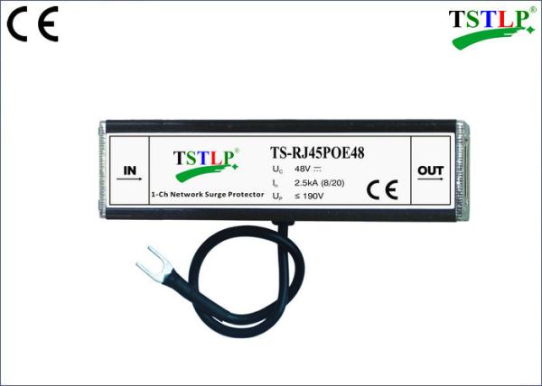 Cheap 1000 MBits / S Cat6 POE Lightning Surge Protector Ethernet Port For Network System for sale