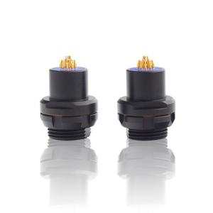 Z20 Fixed Positioning 12 Pin Socket Connector IP68 External Electrical Connector