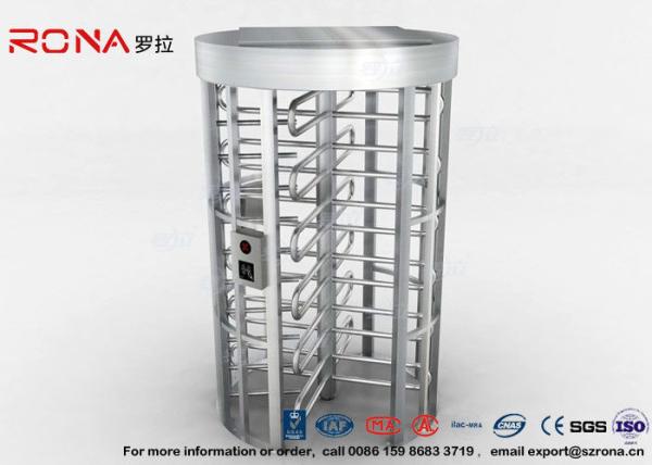 Cheap Full Height High Security Turnstile , Controlled Access Turnstiles 304 Stainless Steel for sale