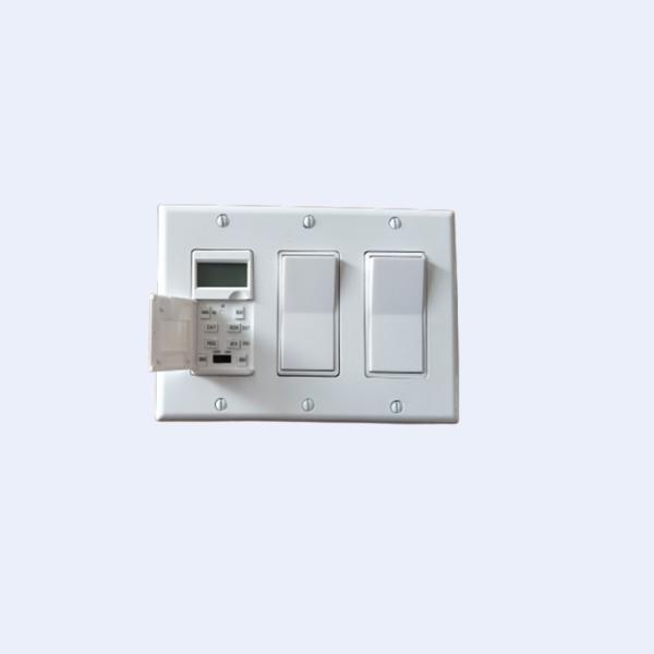 Cheap Prefabrication Three Gang Conduit Box Switch Snap On Plaster Ring for sale