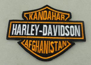 China Customized Applique Sequin Embroidery Patches / Harley Davidson Badges on sale