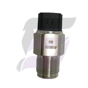 China 499000-6160 Common Rail Pressure Sensor For Kobelco Hitachi Excavator Engine 4HK 6HK1 on sale
