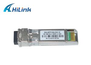 China 10G Dwdm Sfp Module 100KM Ethernet Optical Transceiver 17-61 Channels LC Connector on sale