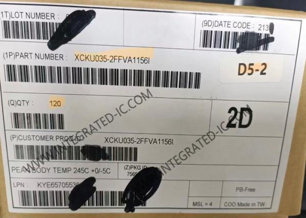 Cheap Multi-Voltage 1156-BBGA XCKU035-2FFVA1156I  Field Programmable Gate Array IC for sale