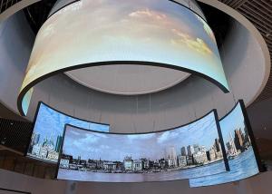 China Curved P4 P5 320*160mm Indoor Full Color Led Display Irregular Shape on sale