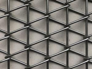 Architectural Woven Metal Mesh Fabric Create Weave Ss Woven Wire Mesh