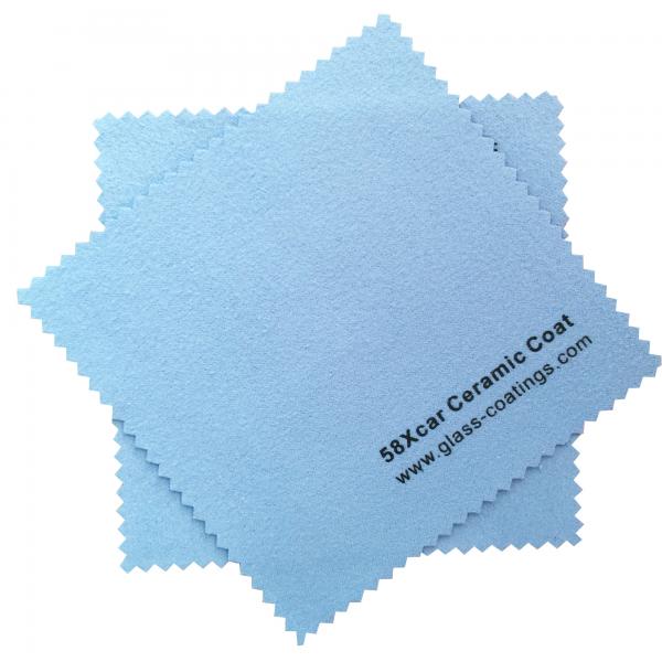 Cheap Glass coating application cloth crystal coating agent cloth glass coat microfiber cloth nano car suede cloth for sale