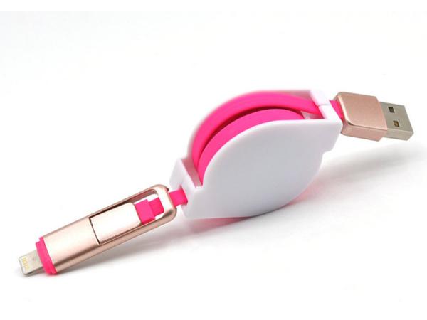 Cheap TPE Material Usb Data Extension Cable 8 Pin Micro For Mobile Phone Sync Data for sale