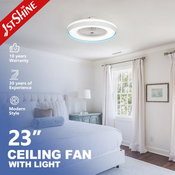 Cheap Low Noise 4000K Bedroom Ceiling Fan Light Ceiling Mounted Box Fan for sale