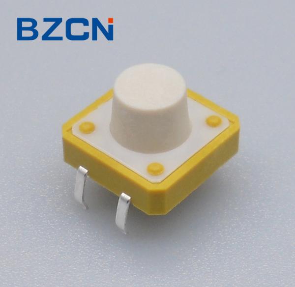 Cheap Thru Hole Terminal Silent Tactile Switch With Multiple Actuator Options for sale